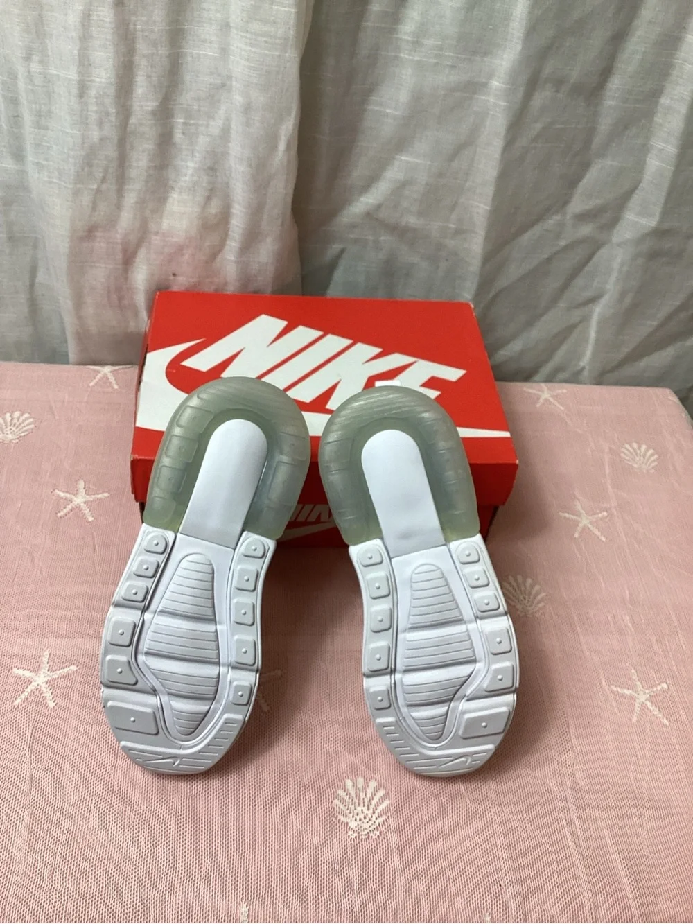 Nike Air Max 270 (PS)- White; Size 12C
